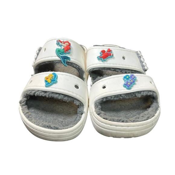 Crocs Baya Platform Sandal Unisex Women's 9 Men's 7 White Gray Slides - Picture 2 of 10